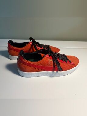 PUMA Clyde GCC High Risk Red sneakers